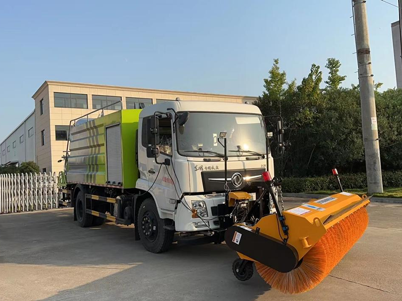 高端3.3米链条液压扫雪滚刷